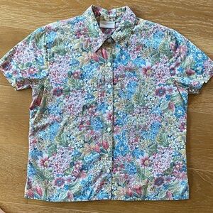 Floral Short Sleeve Shirt